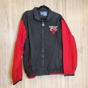 {NBA} Vintage 90'sStyle Vintage Chicago Bulls Windbreaker size L nylon zip up